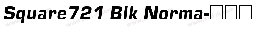 Square721 Blk Norma字体转换 Square721 Blk Norma字体转换